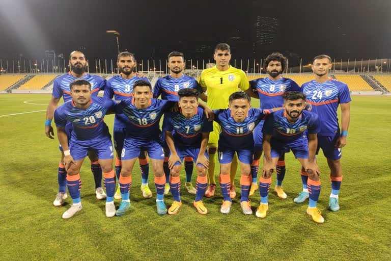 india vs jordan  international friendly  ഇന്ത്യ ജോര്‍ദാൻ സൗഹൃദ മത്സരം  India lost against Jordan in international friendly  ജോര്‍ദാനെതിരായ സൗഹൃദ മത്സരം ഇന്ത്യക്ക് തോൽവി  India lost against Jordan  ജോര്‍ദാനെതിരെ ഇന്ത്യക്ക് തോൽവി  indian football team