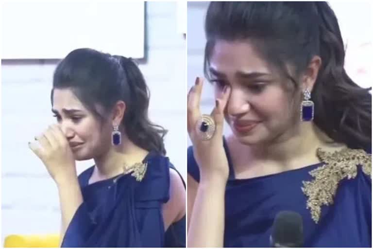 Kritishetty cries