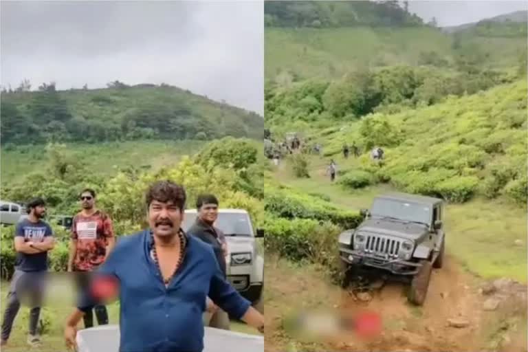 joju george vagamon off road case  actor joju george fined in motor vechicle department  joju george vagamon off road case motor vechicle department  ജോജു ജോര്‍ജ് വാഗമണ്‍ ഓഫ് റോഡ് കേസ്  വാഗമണ്‍ ഓഫ് റോഡ് കേസില്‍ 5000 രൂപ പിഴയടച്ച് ജോജു ജോര്‍ജ്  ഓഫ് റോഡ് കേസില്‍ 5000 രൂപ പിഴയടച്ച് ജോജു ജോര്‍ജ്