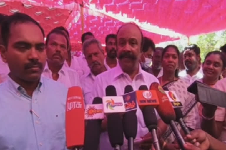 திமுக அரசை அண்ணாமலை விரைவில் வாழ்த்துவார் - அமைச்சர் பெரியகருப்பன்