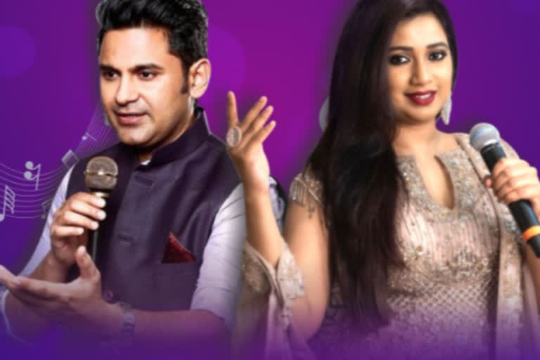 Singer Shreya Ghoshal and lyricist Manoj Muntashir