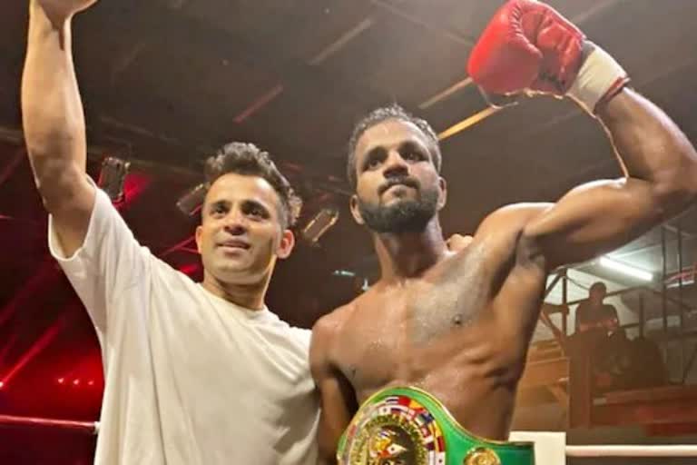 WBC Australasia Pro-Boxing  Indian boxer  Sabri Jaishankar  created history  winning the final match  WBC Australasia Pro Boxing  भारत  मुक्केबाज  सबरी जयशंकर  ऑस्ट्रेलेशिया प्रो बॉक्सिंग  खिताब