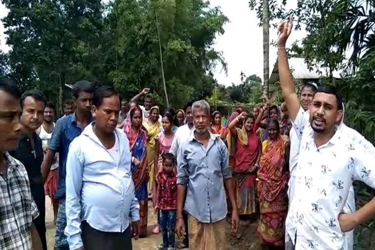 নাওবৈছাত জল জীৱন আঁচনিত ব্যাপক দুৰ্নীতি: ৰাইজৰ প্ৰতিবাদ