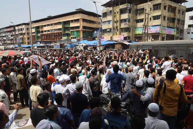 NCP protest