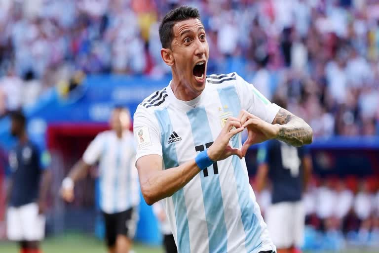 Argentina s Angel Di Maria to retire from international football after World Cup  Angel Di Maria to retire from international football after qatar World Cup  Angel Di Maria  Angel Di Maria announce retirement  qatar world cup 2022  എയ്ഞ്ചല്‍ ഡി മരിയ  എയ്ഞ്ചല്‍ ഡി മരിയ വിരമിക്കല്‍ പ്രഖ്യാപിച്ചു  അര്‍ജന്‍റൈന്‍ സൂപ്പര്‍ താരം എയ്ഞ്ചല്‍ ഡി മരിയ  ഖത്തര്‍ ലോകകപ്പ്  ഖത്തര്‍ ലോക കപ്പോടെ അന്താരാഷ്‌ട്ര കരിയര്‍ അവസാനിപ്പിക്കുമെന്ന് ഡി മരിയ