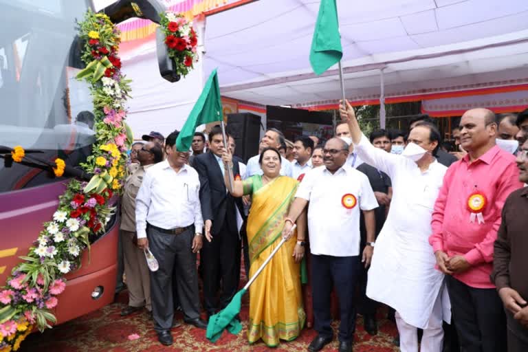 inauguration Shivai e bus pune