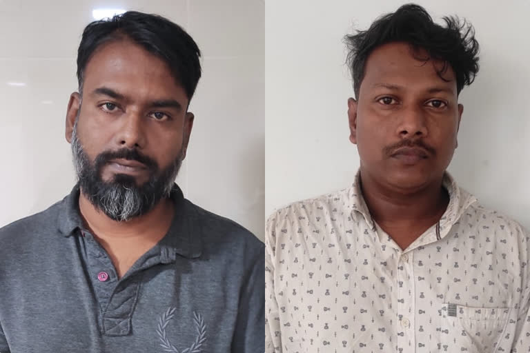 two arrested for kidnapping car and driver at gunpoint in kochi  ഹാൻസ് തട്ടിയെടുക്കാൻ ക്വട്ടേഷൻ  തോക്ക് ചൂണ്ടി കാറും ഡ്രൈവറേയും തട്ടിക്കൊണ്ടുപോയ കേസിൽ രണ്ട് പേർ പിടിയിൽ  ആലുവയിൽ ഹാൻസ് തട്ടിയെടുക്കാൻ ക്വട്ടേഷൻ നൽകിയ രണ്ട് പേർ പിടിയിൽ  ലഹരിവസ്‌തുക്കൾ തട്ടിയെടുക്കാൻ തോക്ക് ചൂണ്ടി കാർ തട്ടിയെടുത്ത രണ്ട് പേർ പിടിയിൽ  kidnapping car and driver for hans at gunpoint in kochi