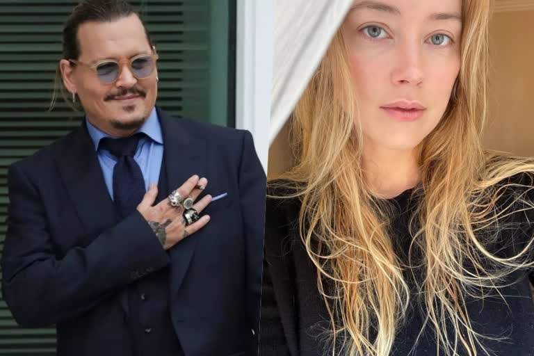 Johnny Depp wins defamation case  defamation case against ex wife Amber Heard  സന്തോഷിച്ച് ജോണി ഡെപ്പ്‌  ജോണി ഡെപ്പും മുന്‍ഭാര്യ ആംബര്‍ ഹേഡും  ജോണി ഡെപ്പിന് വിജയം  Johnny Depp against Amber Heard