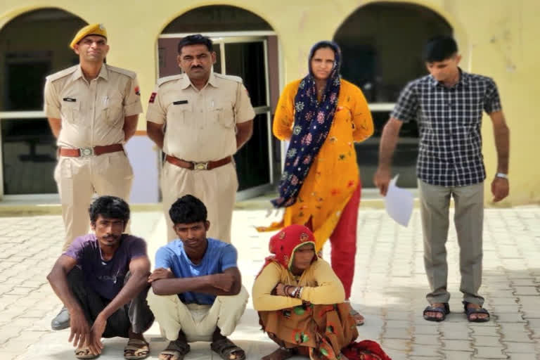 Nagaur police arrested accused of loot case