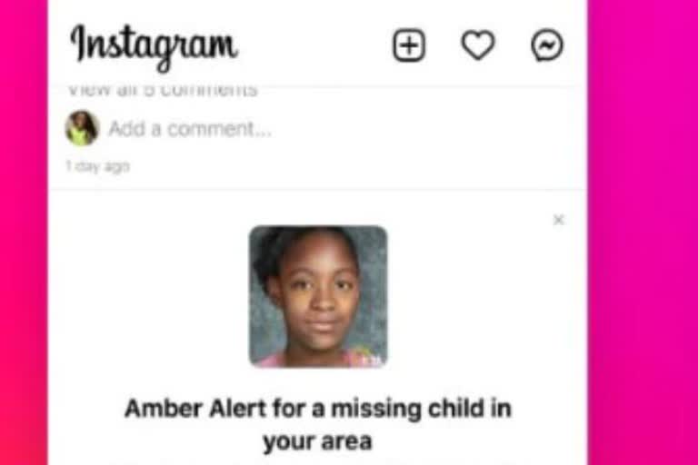 Instagram launches 'Amber Alert' to help find missing children