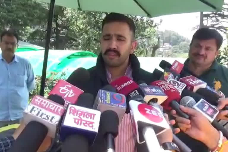 Shimla Rural Assembly Constituency MLA Vikramaditya Singh.