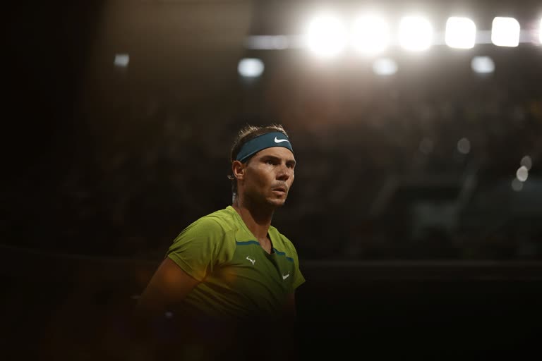 Rafael Nadal Into French Open Final  Rafael Nadal  Alexander Zverev Quits With Injury  Rafael Nadal Into French Open Final After Alexander Zverev Quits With Injury  Alexander Zverev leg Injury  Rafa storms into 14th French Open final  റാഫേൽ നദാൽ ഫ്രഞ്ച് ഓപ്പണ്‍ ഫൈനലിൽ  അലക്‌സാണ്ടര്‍ സ്വെരേവിനെ തകർത്ത് റാഫേൽ നദാൽ  ഫ്രഞ്ച് ഓപ്പണ്‍ പുരുഷ സിംഗിള്‍സ് ഫൈനലിൽ പ്രവേശിച്ച് റാഫേല്‍ നദാല്‍  റാഫേല്‍ നദാലിന് പിറന്നാൾ വിജയം