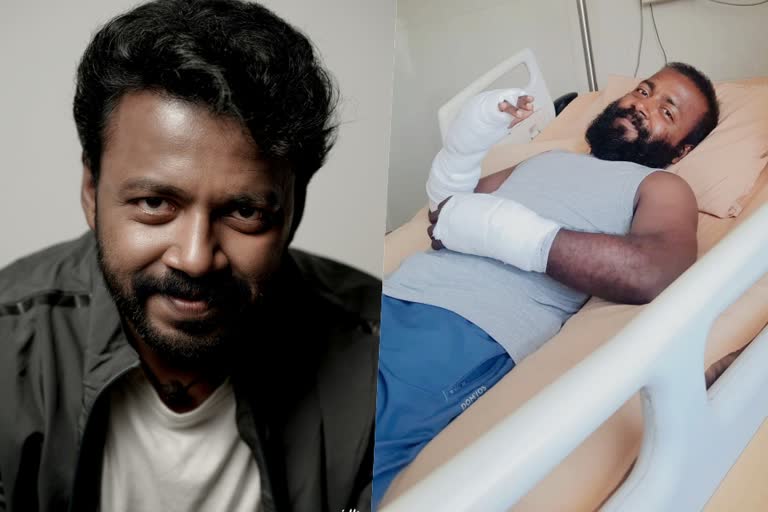 Vishnu Unnikrishnan about his injury  ആരോഗ്യസ്ഥിതിയെ കുറിച്ച് ആശുപത്രിയില്‍ നിന്നും വിഷ്‌ണു  Vishnu Unnikrishnan facebook post  Vishnu Unnikrishnan latest movie  ആശുപത്രിയില്‍ നിന്നും കുറിപ്പുമായി വിഷ്‌ണു  Vishnu Unnikrishnan health updates  Vedikettu cast and crew  ആശുപത്രിയില്‍ നിന്നും കുറിപ്പുമായി വിഷ്‌ണു