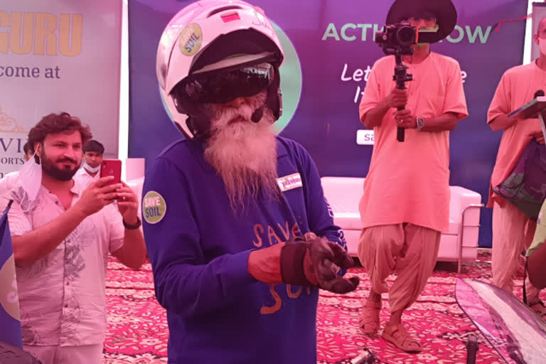 Sadhguru Jaggi Vasudev message on saving soil in Alwar