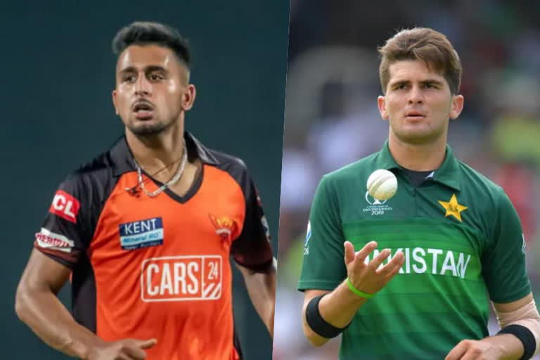 Shaheen Afridi advises Umran Malik to be accurate  ഷഹീൻ ഷാ അഫ്രീദി  Shaheen Afridi on Umran Malik  Umran Malik  Shaheen Afridi  ഉമ്രാൻ മാലിക്  ipl 2022  ഐപിഎല്‍ 2022  Pakistan fast bowler Shaheen Shah Afridi