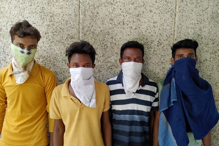 four-vicious-crooks-who-ran-away-after-killing-in-ranchi-were-arrested-in-delhi