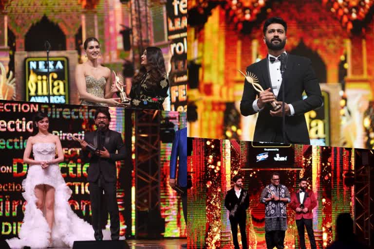 Shershaah leads with top honours  Vicky Kaushal dedicates award to Irrfan  IIFA Awards 2022  Best actors in IIFA Awards  2022 IIFA Awards complete list  ഐഐഎഫ്‌ അവാര്‍ഡില്‍ തിളങ്ങി ഷേര്‍ഷാ  മികച്ച നടന്‍ വിക്കി കൗശല്‍  നടി കൃതി സനം