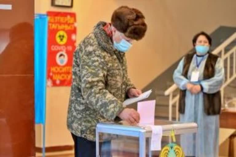 Kazakhstan cast ballots