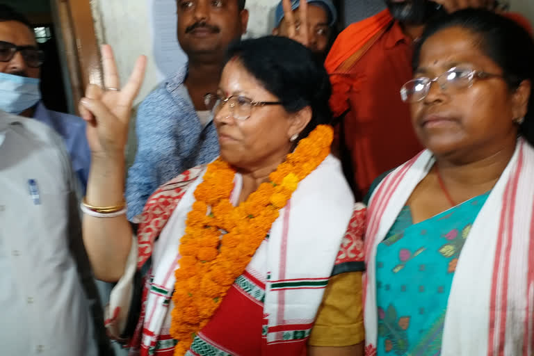 Gangotri Kujur filed nomination