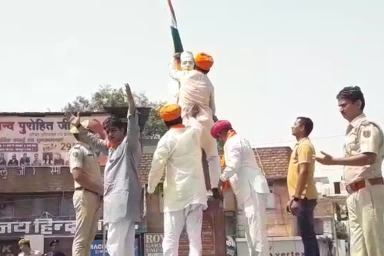 Police allowed BJP workers to enter Jalori Gate Jodhpur