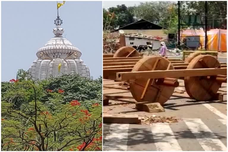 preparation of Jagannath Rath Yatra in Ranchi