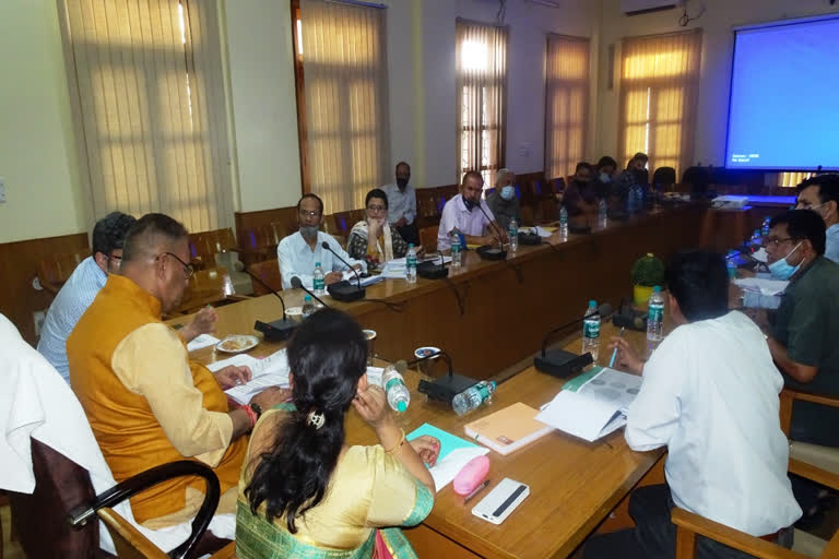 Agriculture Department Review meeting in Kathgodam