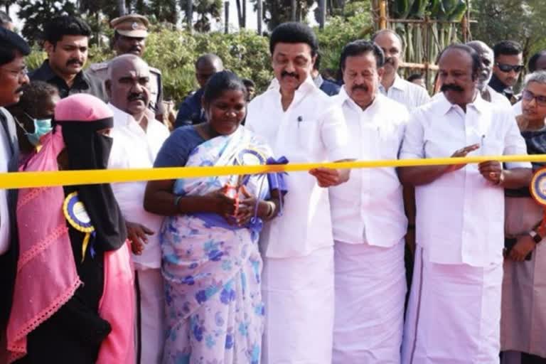 சிவகங்கையில் புதிய திட்டப் பணிகளுக்கு முதலமைச்சர் ஸ்டாலின் அடிக்கல்