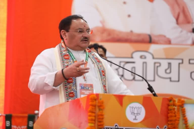 BJP national president J P Nadda was received at Netaji Subhas Chandra Bose International Airport in Dumdum on Tuesday evening by senior BJP leaders including state president Sukanta Majumdar