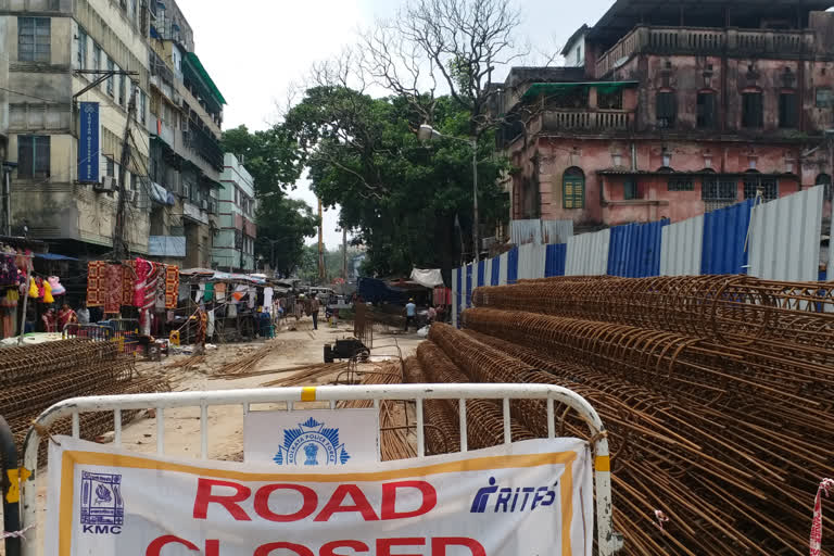 Hawker Problem in Kalighat Skywalk Project