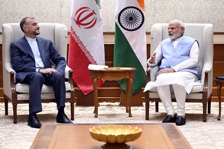 PM Modi meets Iranian Foreign Minister Hossein Amir-Abdollahian