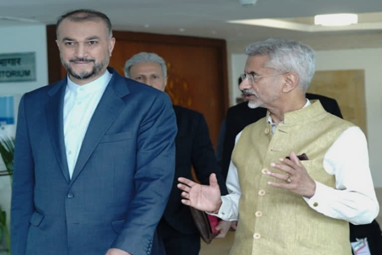 Jaishankar meets Iranian FM