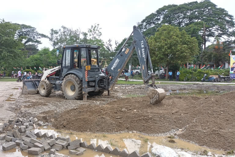 bjp mla of alipurduar demand quick renovation of alipurduar parade ground