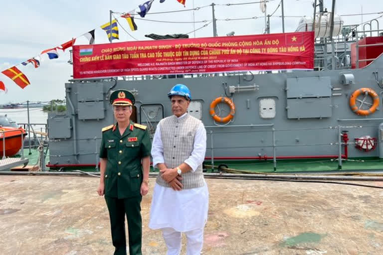 Rajnath hands over 12 high-speed guard boats to Vietnam