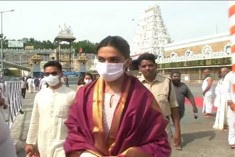 DEEPIKA AT TIRUMALA