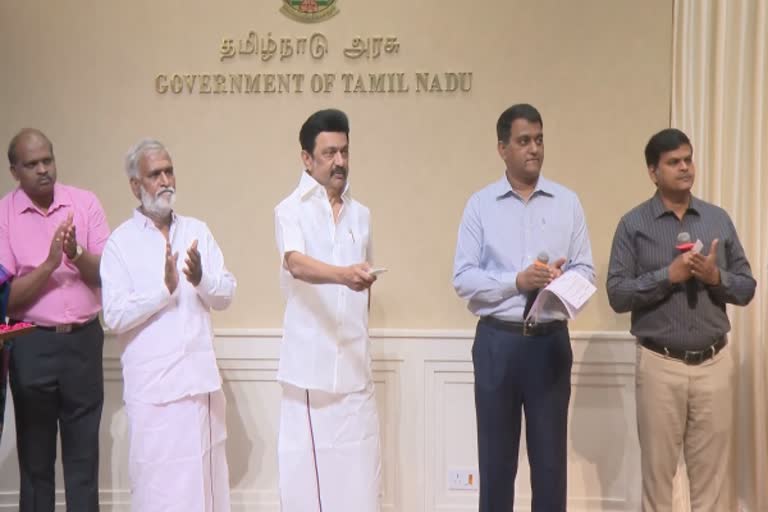 இந்து சமய அறநிலையத்துறை சார்பிலான திட்டப் பணிகளுக்கு அடிக்கல் நாட்டினார் ஸ்டாலின்