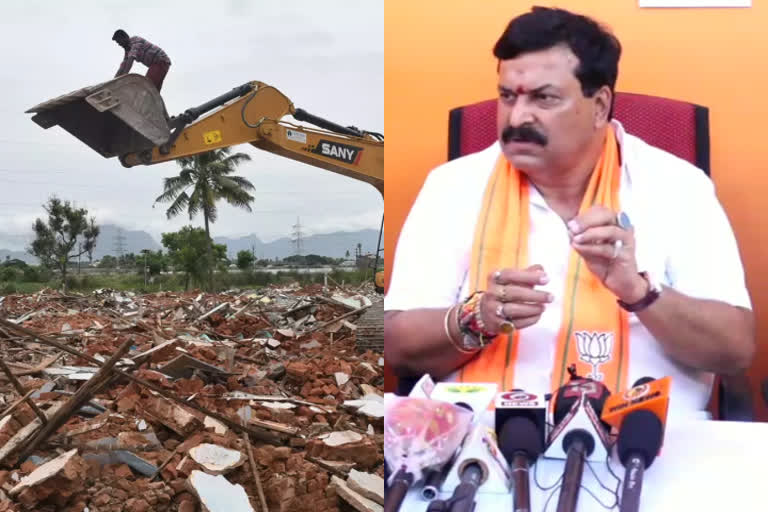 கோயில்களை இடிப்பது தான் திராவிட மாடலா? - தமிழ்நாடு பாஜக பொறுப்பாளர் சுதாகர் ரெட்டி கேள்வி