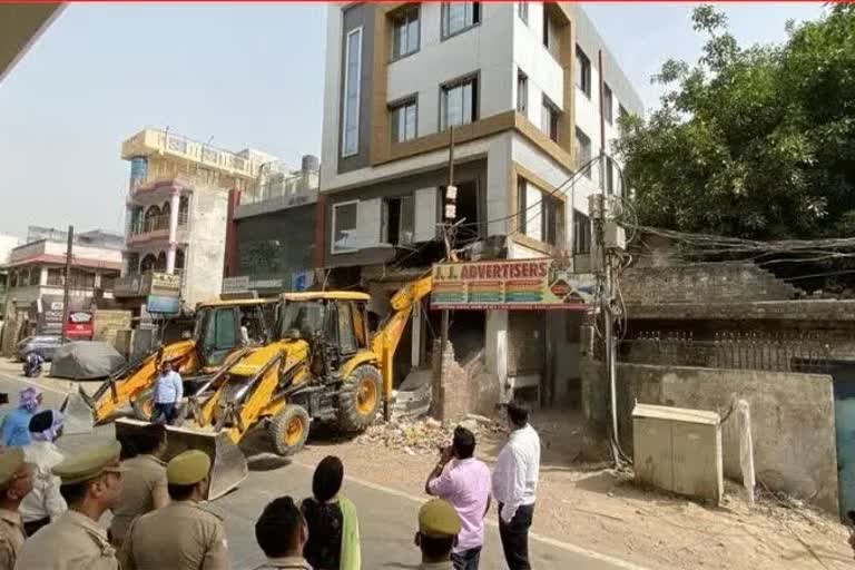 KANPUR VIOLENCE BULLDOZER RUN