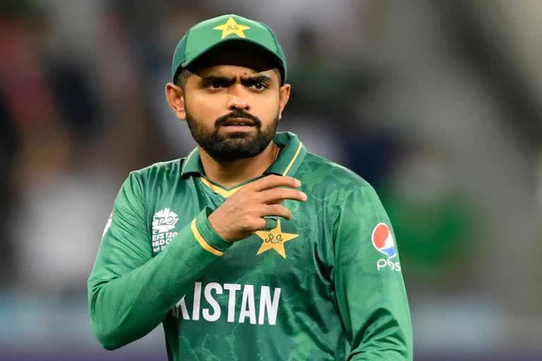 Pakistan Penalised 5 Runs For Babar Azam s Bizarre Blunder  Babar Azam s Bizarre Blunder  Babar Azam  Pakistan vs West Indies  PAK vs WI  ബാബര്‍ അസം  പാകിസ്ഥാന്‍ vs വെസ്റ്റ്‌ഇന്‍ഡീസ്