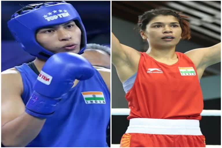 Nikhat Zareen at CWG, Lovlina Borgohain seal CWG berth, Nikhat Zareen at Commonwealth Games, Indian women boxers at CWG, Indian boxing news