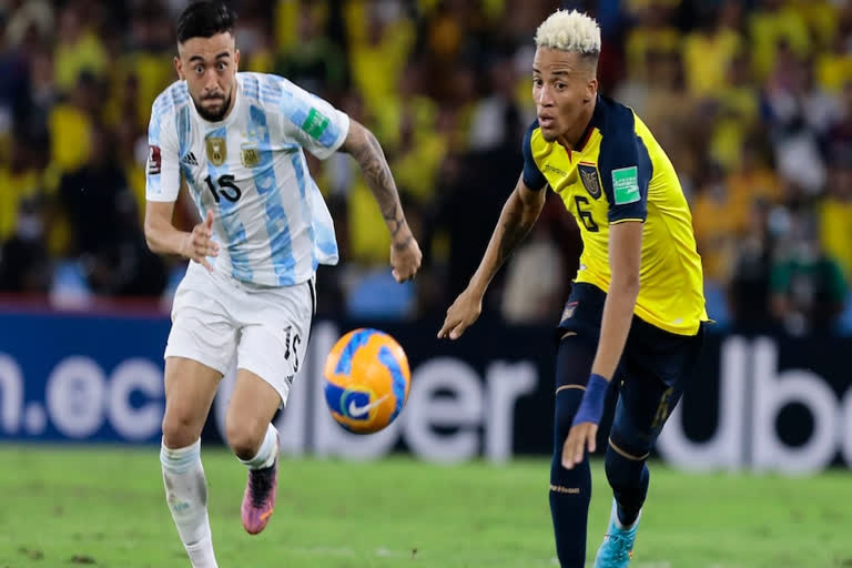 Byron Castillo  Ecuador keeps World Cup spot as FIFA rejects Chile complaint  qatar world cup  Chile Ecuador issue  fifa  FIFA rejects Chile complaint  ചിലിയുടെ പരാതി തള്ളി ഫിഫ  ഇക്വഡോർ ഖത്തർ ലോകകപ്പ് കളിക്കും  ഇക്വഡോര്‍ ഡിഫന്‍ഡര്‍ ബൈറോണ്‍ കാസ്റ്റിലോ  ചിലിക്ക് കായിക തര്‍ക്ക പരിഹാര കോടതിയില്‍ അപ്പീല്‍ നല്‍കാം  ഇക്വഡോർ ലോകകപ്പ്  ഖത്തർ ലേകകപ്പ് 2022