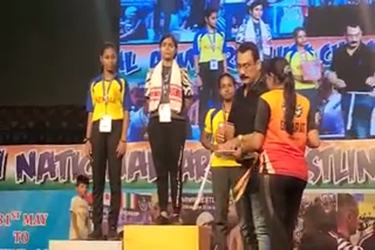 Kritika Das of Dibrugarh Gold medal achieved on National Panja competition_