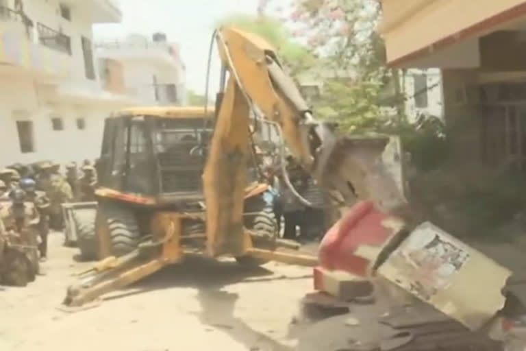 Bulldozers, now a symbol of Uttar Pradesh Chief Minister Yogi Adityanaths crackdown on anti-social elements