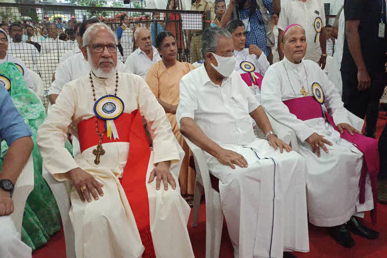 calicut diocese centenary celebration  pinarayi inaugurates centenary celebration of calicut diocese  calicut diocese hundred years celebration  കോഴിക്കോട് രൂപത ശതാബ്‌ദി ആഘോഷങ്ങൾ  കോഴിക്കോട് രൂപത ശതാബ്‌ദി ആഘോഷങ്ങൾ മുഖ്യമന്ത്രി ഉദ്‌ഘാടനം  നൂറിന്‍റെ നിറവില്‍ കോഴിക്കോട് രൂപത