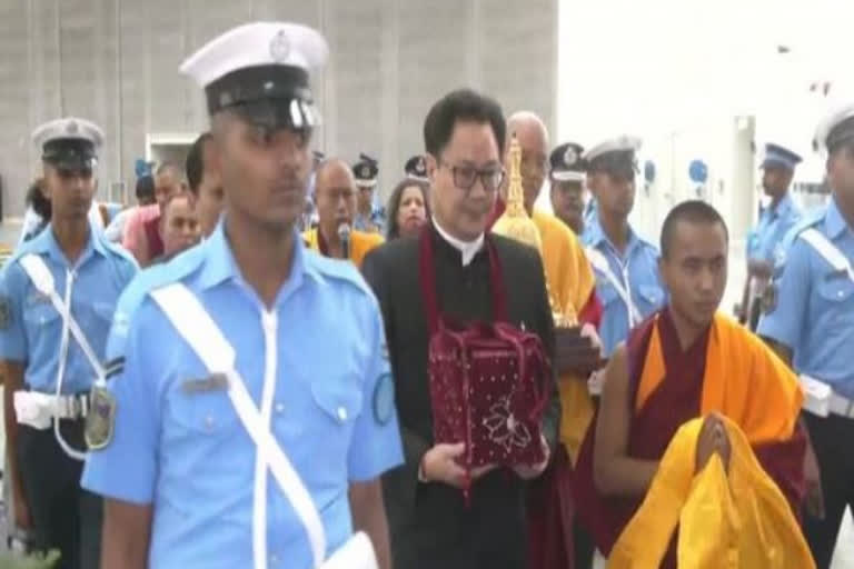 Kiren Rijiju leaves for Mongolia for Buddh Purnima celebrations