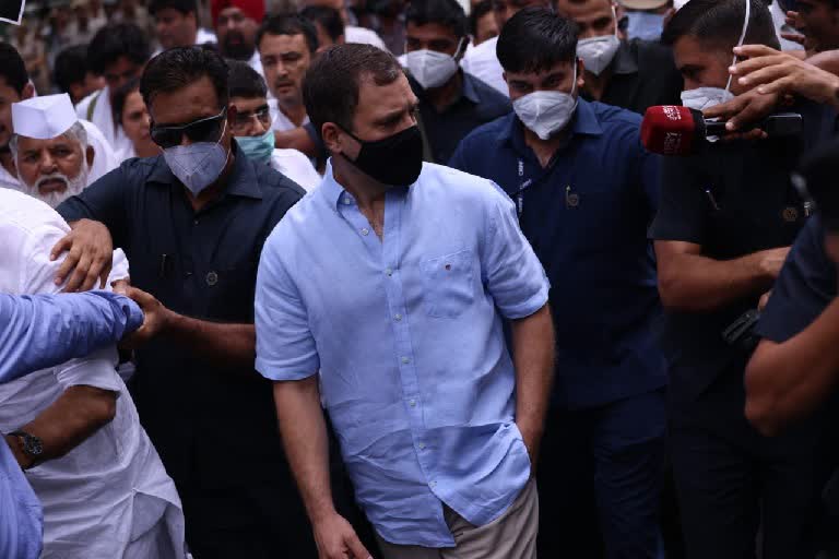 Rahul Gandhi Reaches ED Office Following Protest March