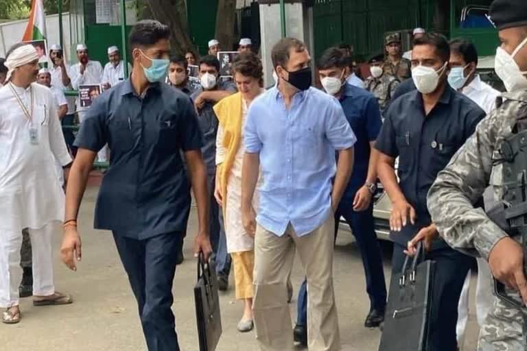 rahul gandhi, going to ed office