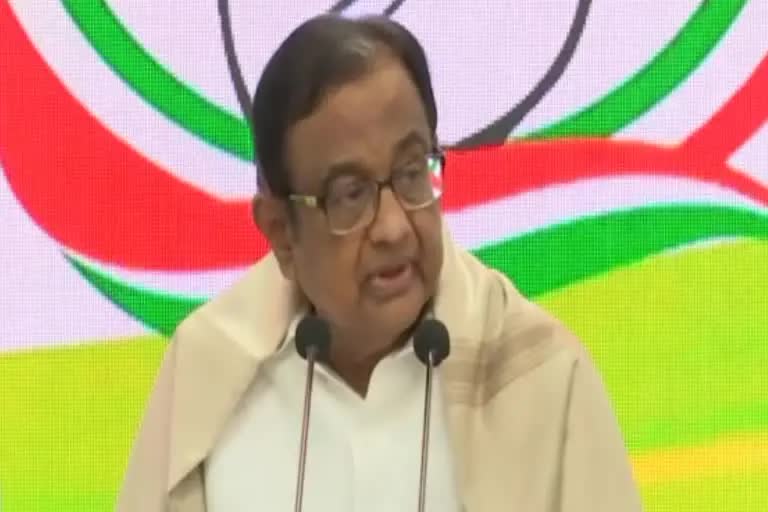 congress leader, p chidambaram