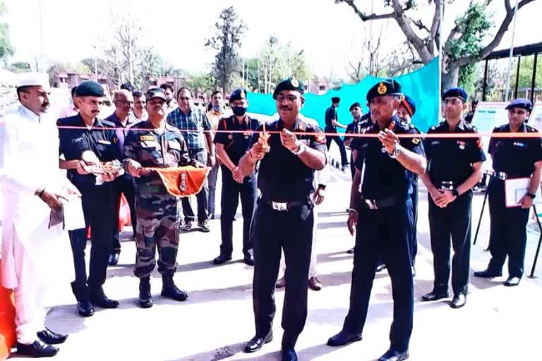 Inauguration of road under bridge