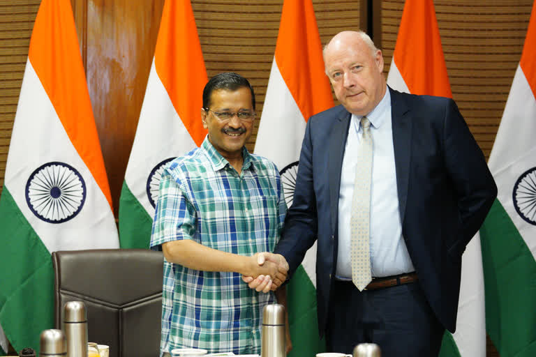 delhi cm meets Denmark ambassador delegates