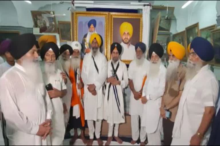 Bhai Dilawar Singh portrait in the Central Sikh Museum of Sri Harmandir Sahib